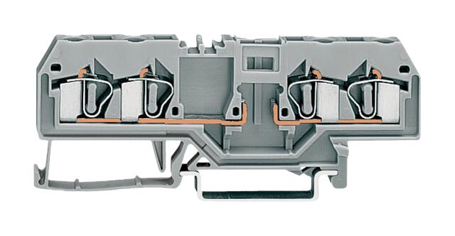 Wago 281-656 Terminal Block, Din Rail, 4Pos, 12Awg