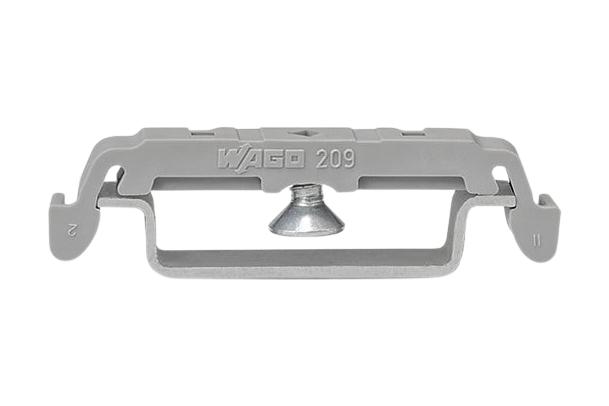 Wago 209-123 Mounting Foot, 6.4Mm Wd, Gray