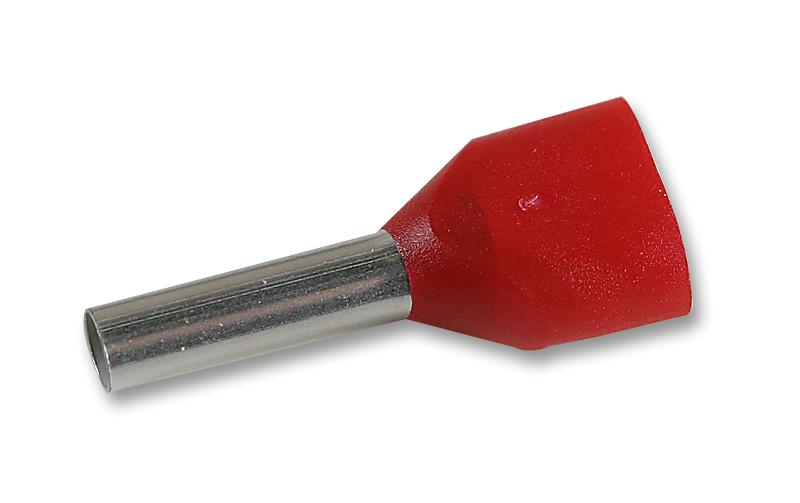 Weidmuller 9037440000 Ferrule, Twin Entry, 1Mm, Pk100