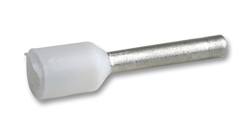 Schneider Electric Dz5Ce005 Ferrule, Insul, 0.5Mm, White, Pk100