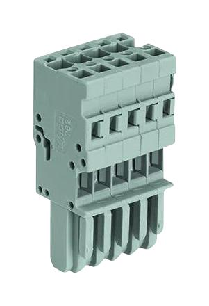 Wago 769-106 Terminal Block, Pluggable, 6Pos, 12Awg