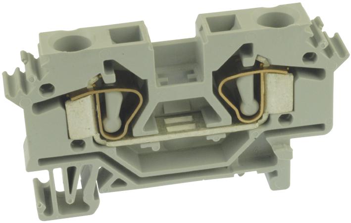 Wago 282-601 Terminal Block, Din Rail, 2Pos, 10Awg