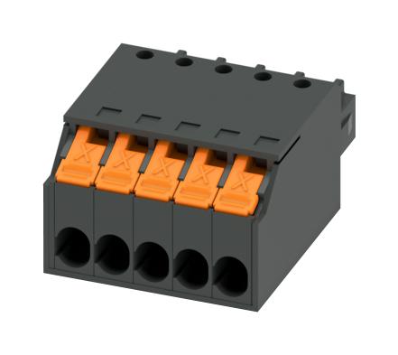 Phoenix Contact 1464108 Terminal Block, Pluggable, 5Pos, 16Awg