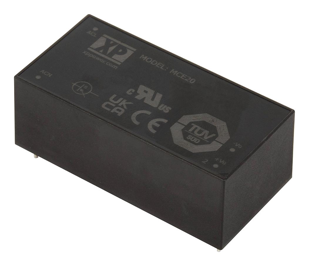 Xp Power Mce20Us03 Power Supply, Ac-Dc, 3.3V, 4.55A