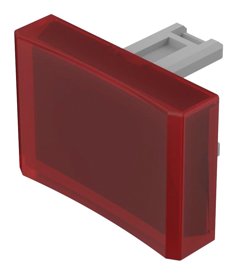 Eao 31-904.2 Lens, Switch, Rectangular, Red, Flush