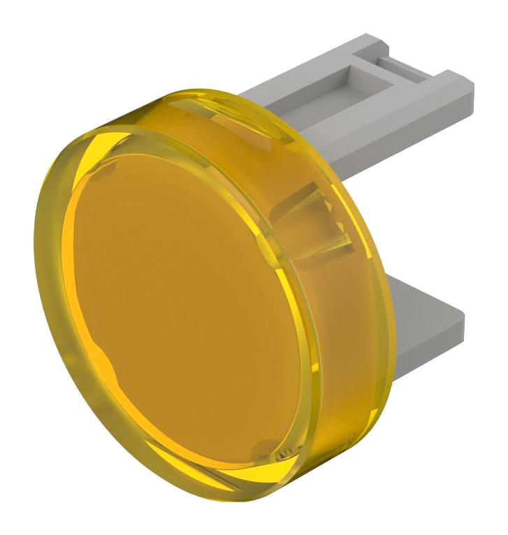 Eao 31-931.4 Lens, Switch, Round, Yellow, Flush