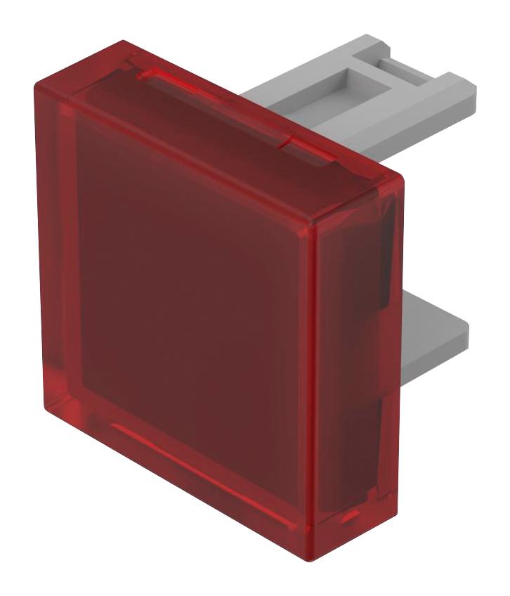 Eao 31-951.2 Lens, Switch, Square, Red, Flush