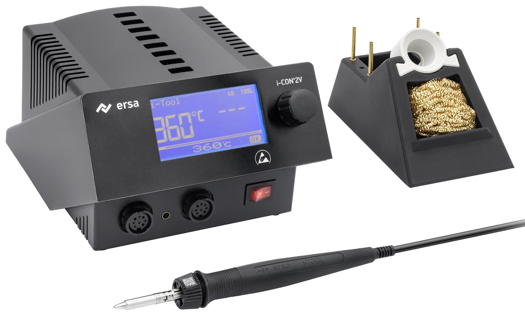 Ersa 0Ic2205V Soldering Station, 120W, 230Vac, 450Deg