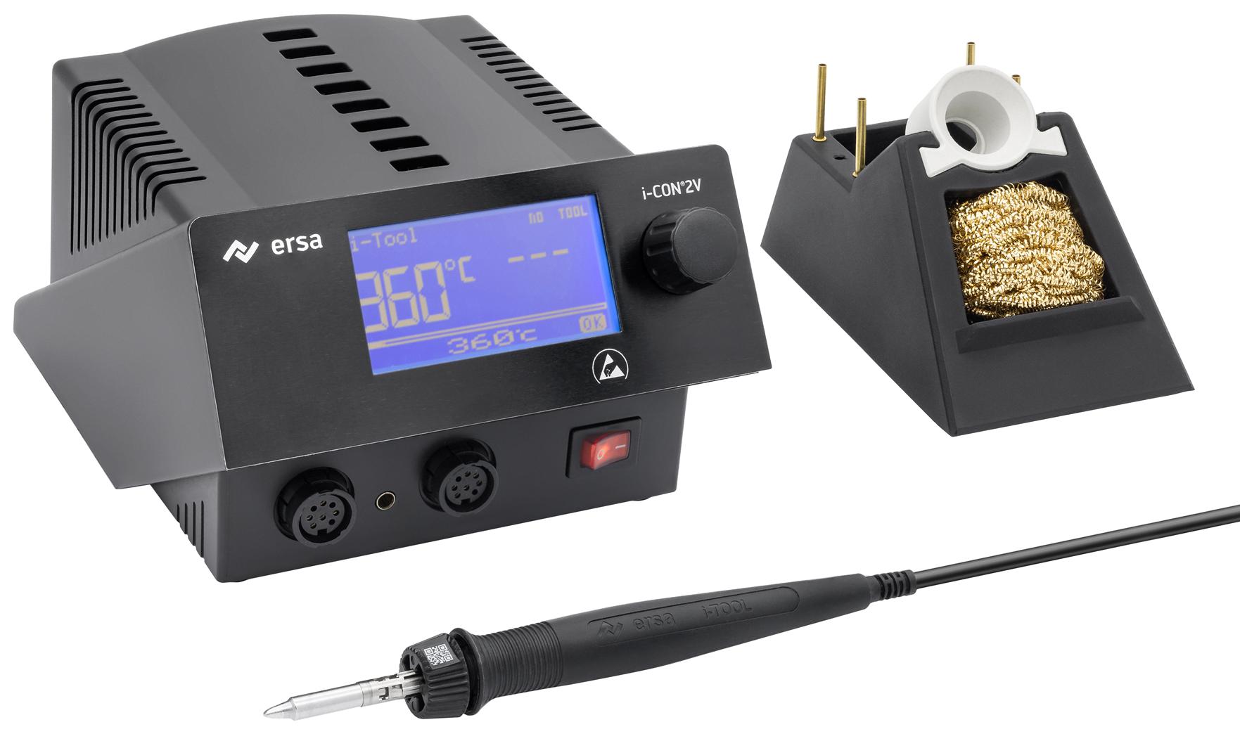 Ersa 0Ic2205V0C Soldering Station, 120W, 230Vac, 450Deg