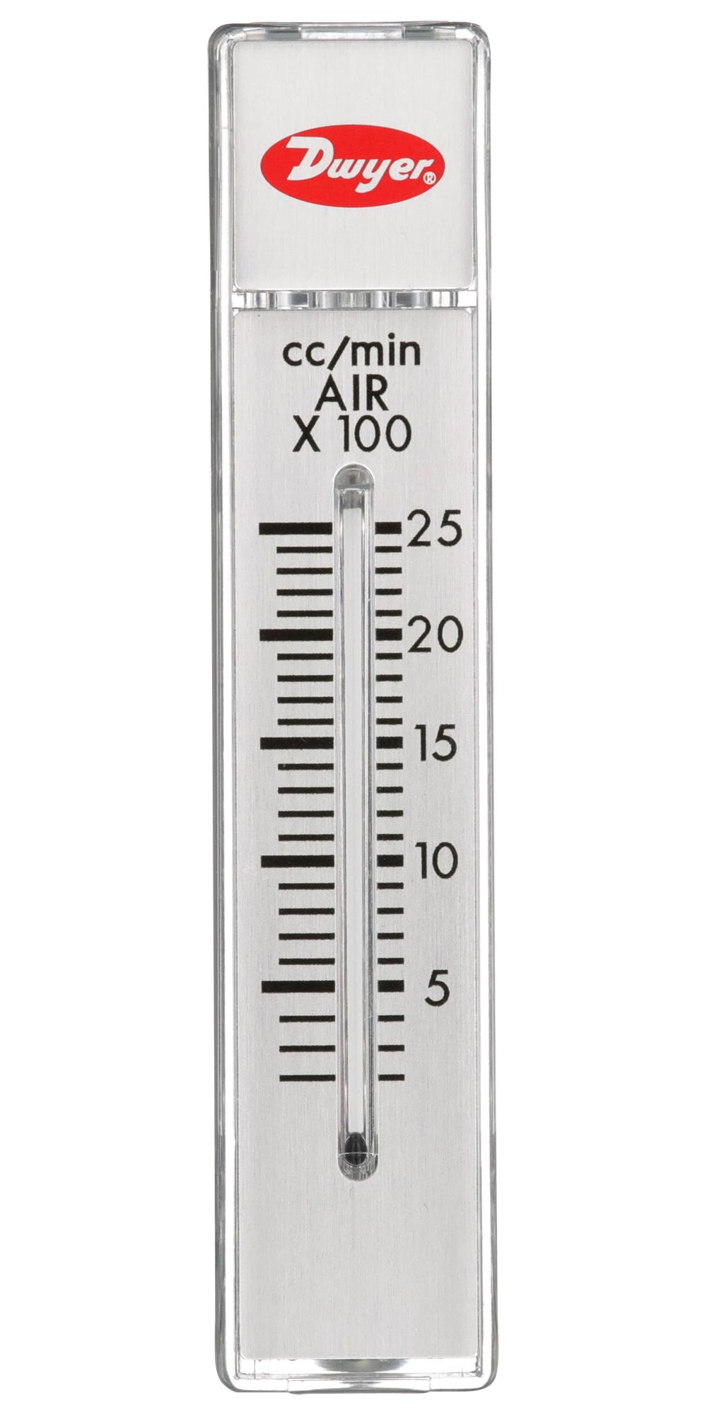 Dwyer Rma-14 Air Flowmeter, 100Psi, 2500Ccm, 1/8npt