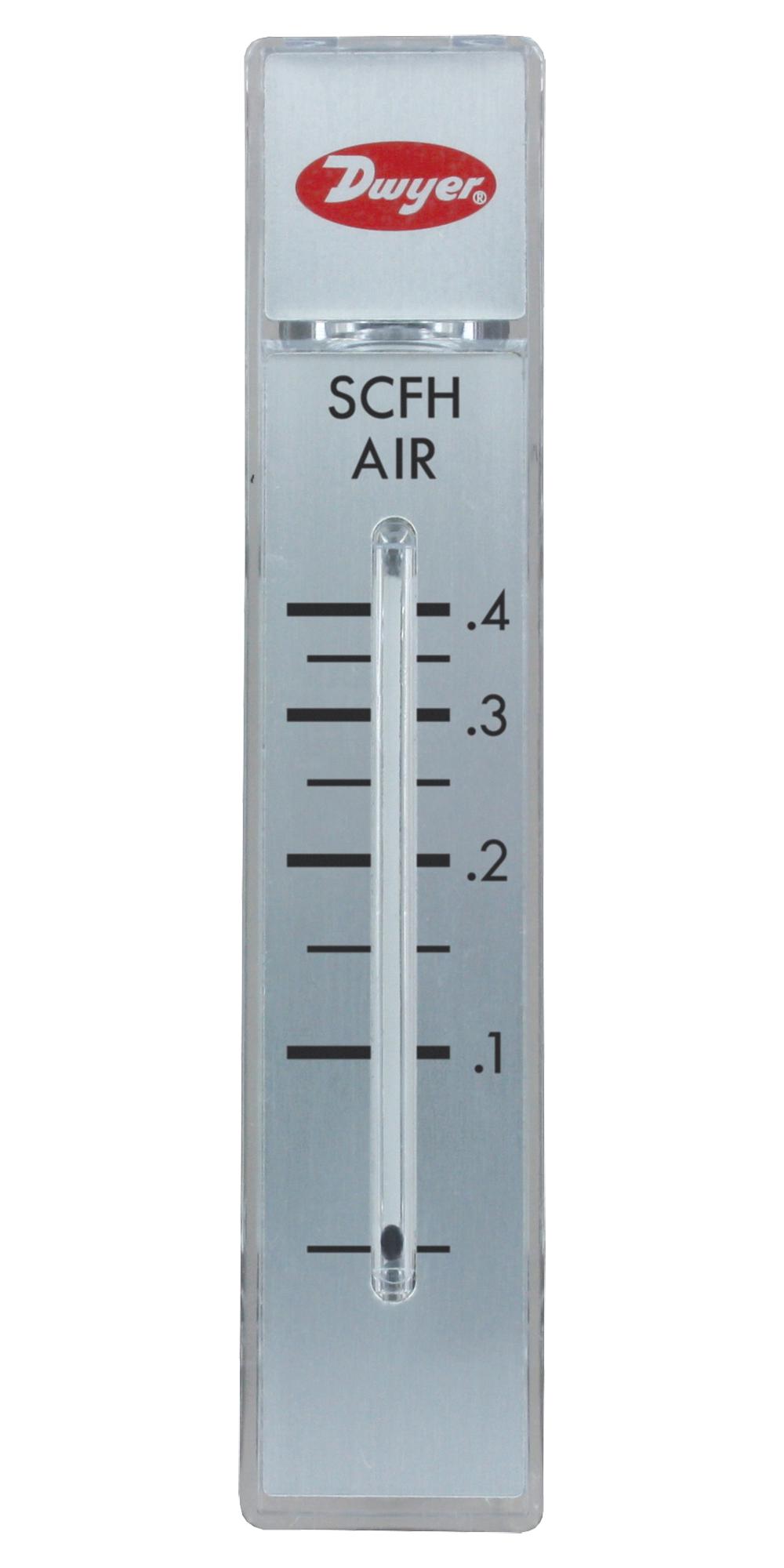 Dwyer Rma-1-Ssv Air Flowmeter, 100Psi, 0.4Scfh, 1/8fnpt