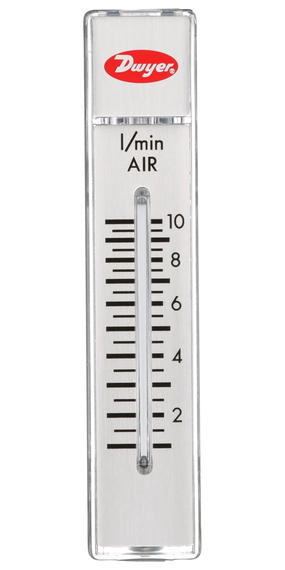 Dwyer Rma-21 Air Flowmeter, 100Psi, 10Lpm, 1/8 Fnpt