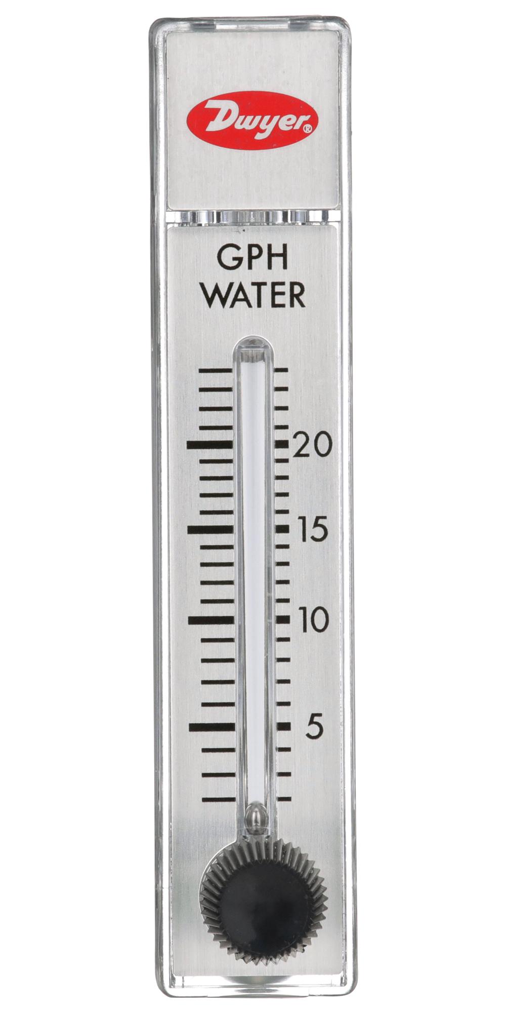 Dwyer Rma-43-Ssv Liquid Flowmeter, 100Psi, 24Gph, 1/8