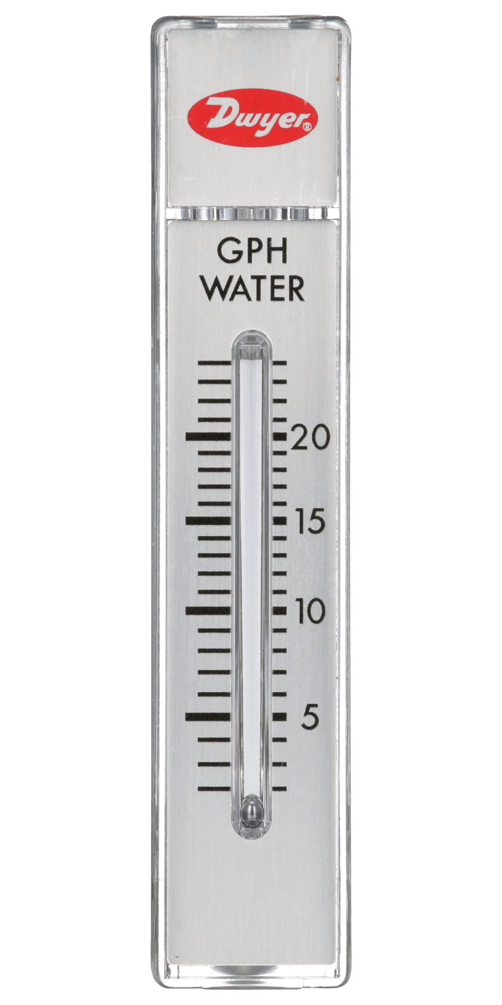 Dwyer Rma-44 Liquid Flowmeter, 100Psi, 34Gph, 1/8