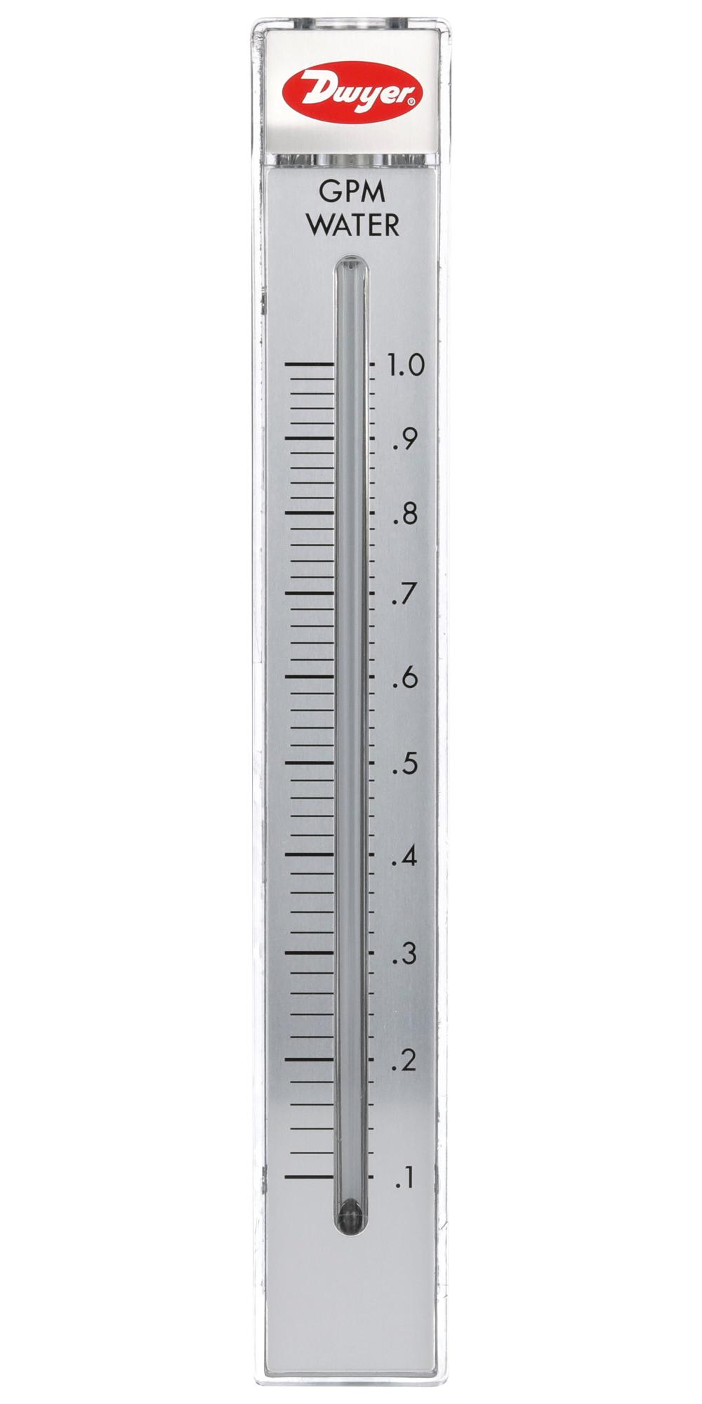 Dwyer Rmc-135 Liquid Flowmeter, 100Psi, 90Gph, 1/2