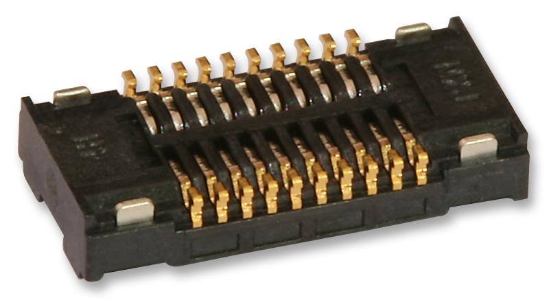 Molex / Partner Stock 51338-0274 Mezzanine Conn, Rcpt, 20Pos, 2Row, 0.4Mm