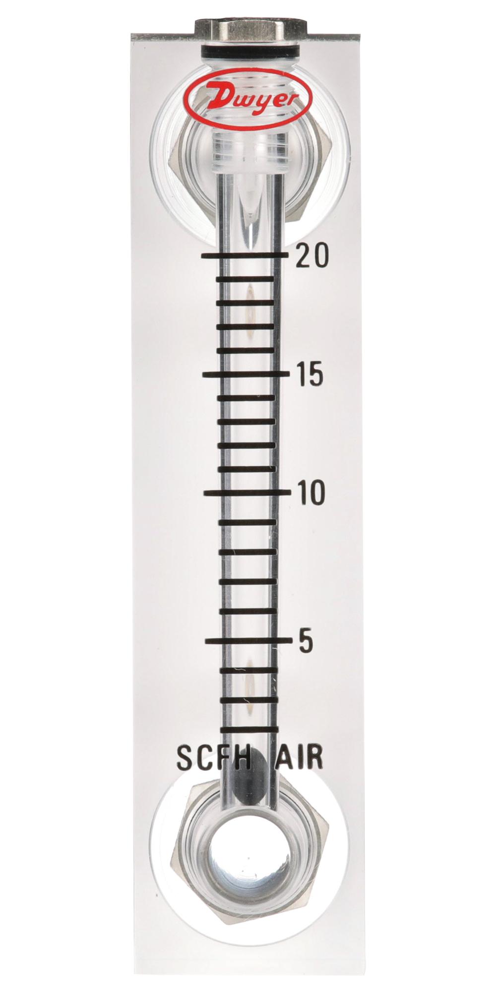 Dwyer Vfa-2 Air Flowmeter, 10Bar, 2Scfh, 1/8fnpt