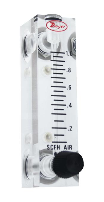 Dwyer Vfb-55D-Ssv Air Flowmeter, 100Psi, 200Scfh, 1/8fnpt