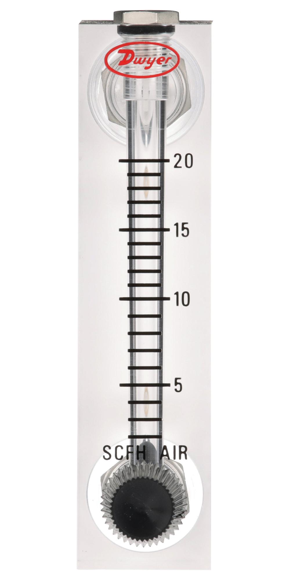 Dwyer Vfa-5-Bv Air Flowmeter, 6.9Bar, 20Scfh, 1/8fnpt