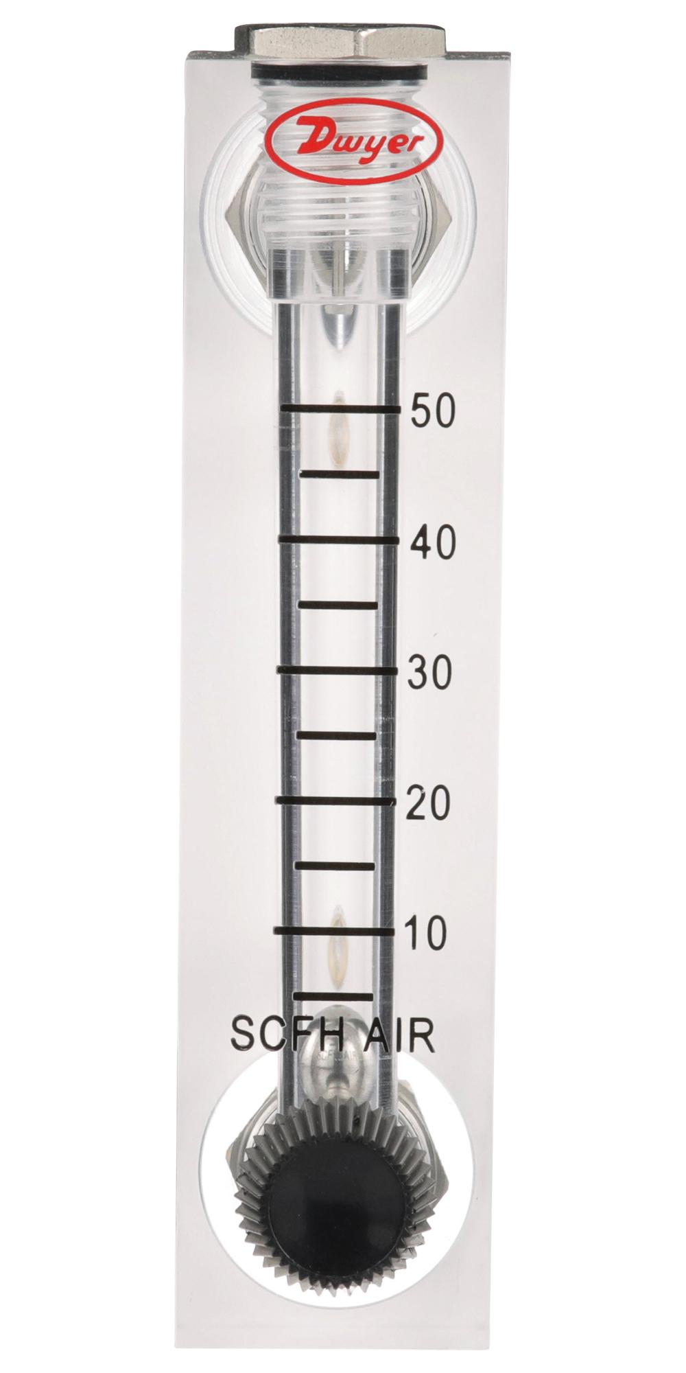 Dwyer Vfa-7-Ss Air Flowmeter, 10Bar, 50Scfh, 1/8fnpt