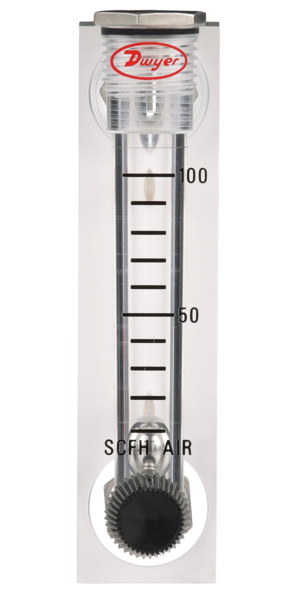 Dwyer Vfa-8-Ss Air Flowmeter, 10Bar, 100Scfh, 1/8fnpt