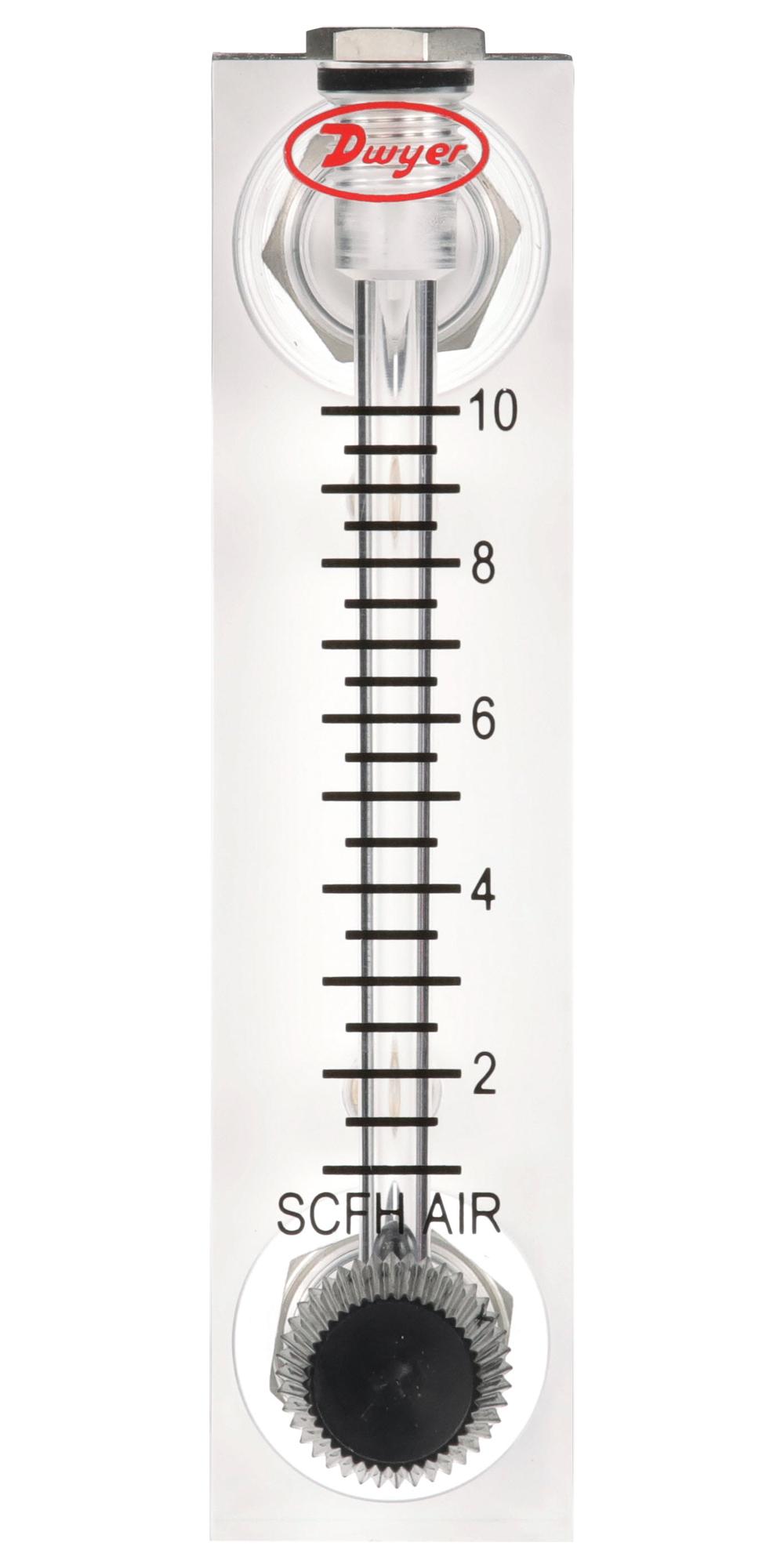 Dwyer Vfa-26-Ss Air Flowmeter, 10Bar, 50Lpm, 1/8fnpt