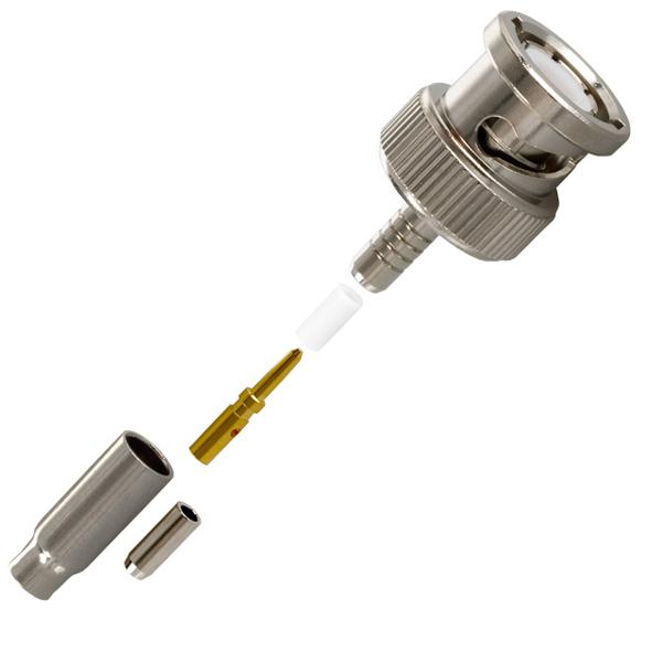 Amphenol Rf 31-315 Rf Coaxial, Bnc, Straight Plug, 50Ohm