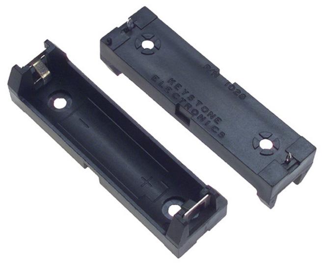 Keystone 1029 Battery Holder, 1 Cell, 2/3 A