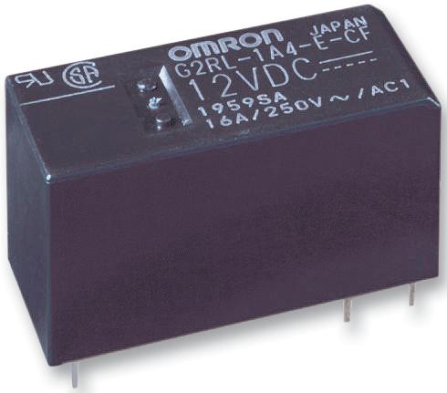 Omron Electronic Components G2Rl-1A-E-Cf   Dc24 Power Relay, Spst-No, 24Vdc, 12A, Tht