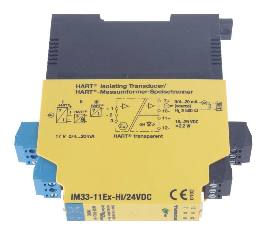 Turck Im33-11Ex-Hi/24Vdc Isolating Transducer, 1 Ch, 24Vdc