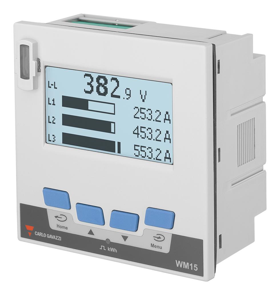 Carlo Gavazzi Wm1596Av53Hosx Power Analyzer, Pc/abs, 3Ph, Ip20, Panel