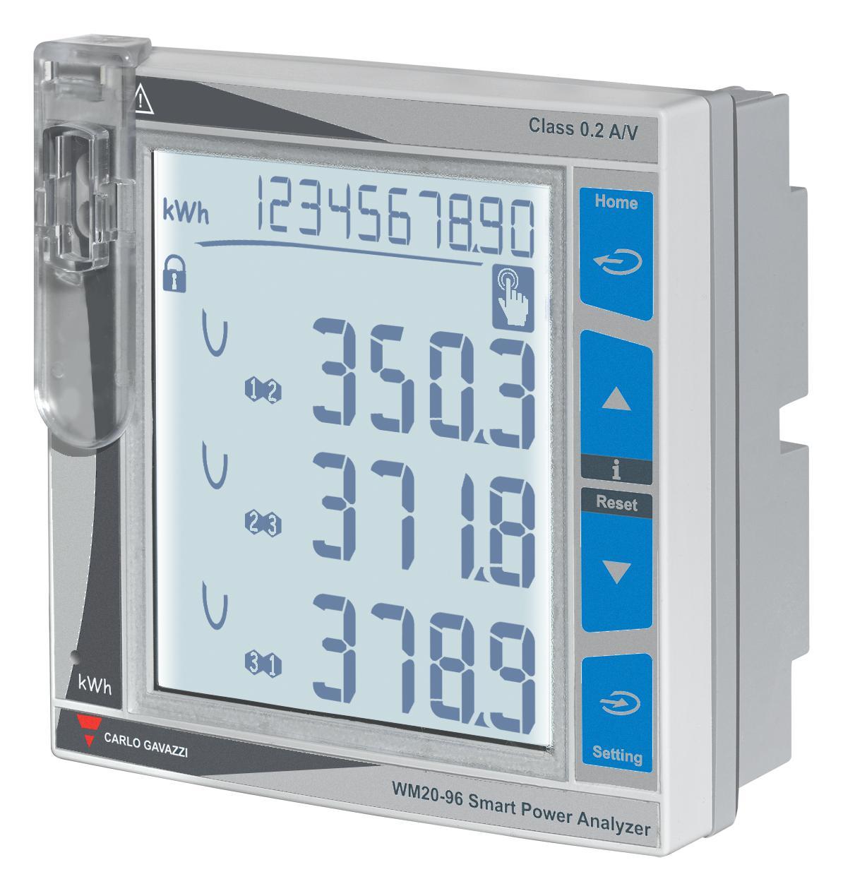 Carlo Gavazzi Wm20Av63H Energy Meter, 3Ph, Panel