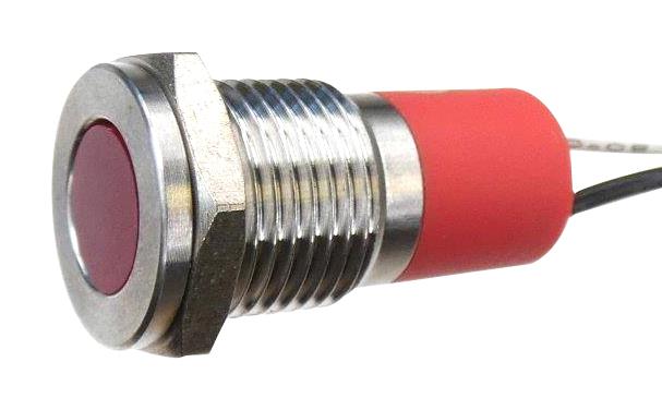 Cml Innovative Technologies Pl12Sl013 Panel Indicator, Red, 12Mm, 24V