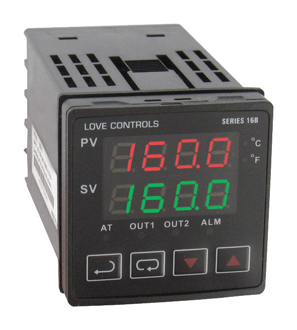 Dwyer 16C-5 Temp Controller, 1/16 Din, Current