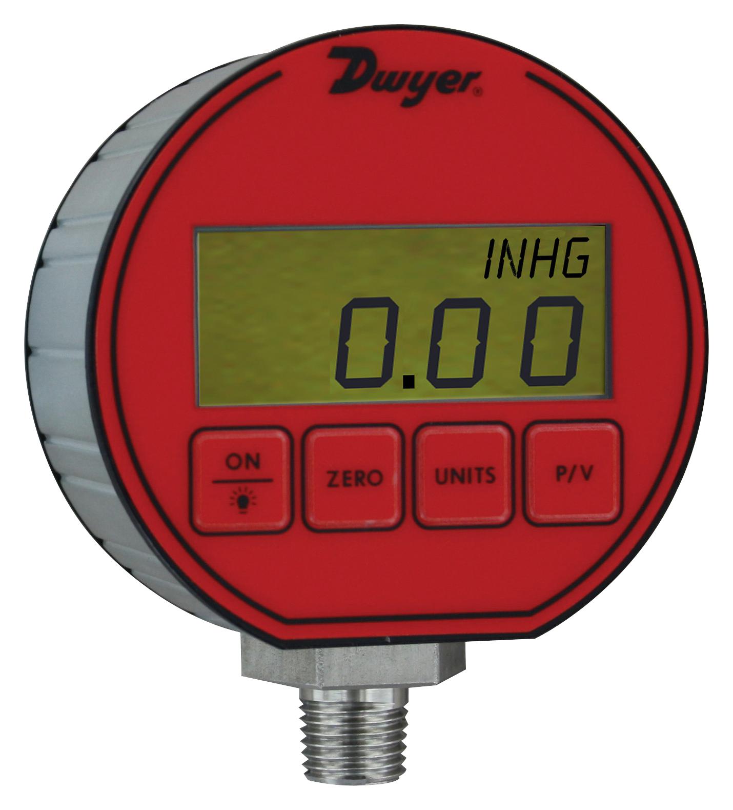 Dwyer Dpg-006 Pressure Gauge, 200Psi, 1/4mnpt