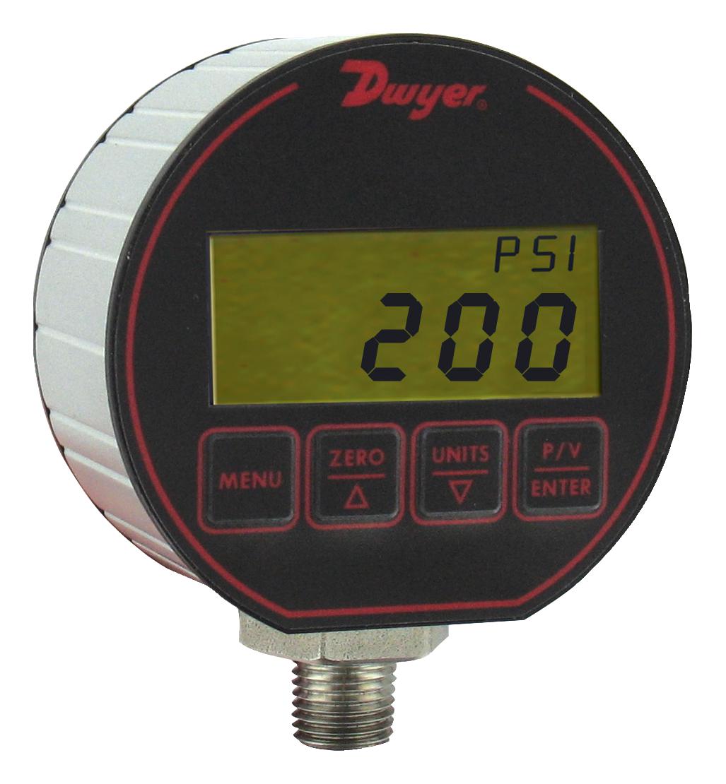 Dwyer Dpg-108 Pressure Gauge, 500Psi, 1/4mnpt