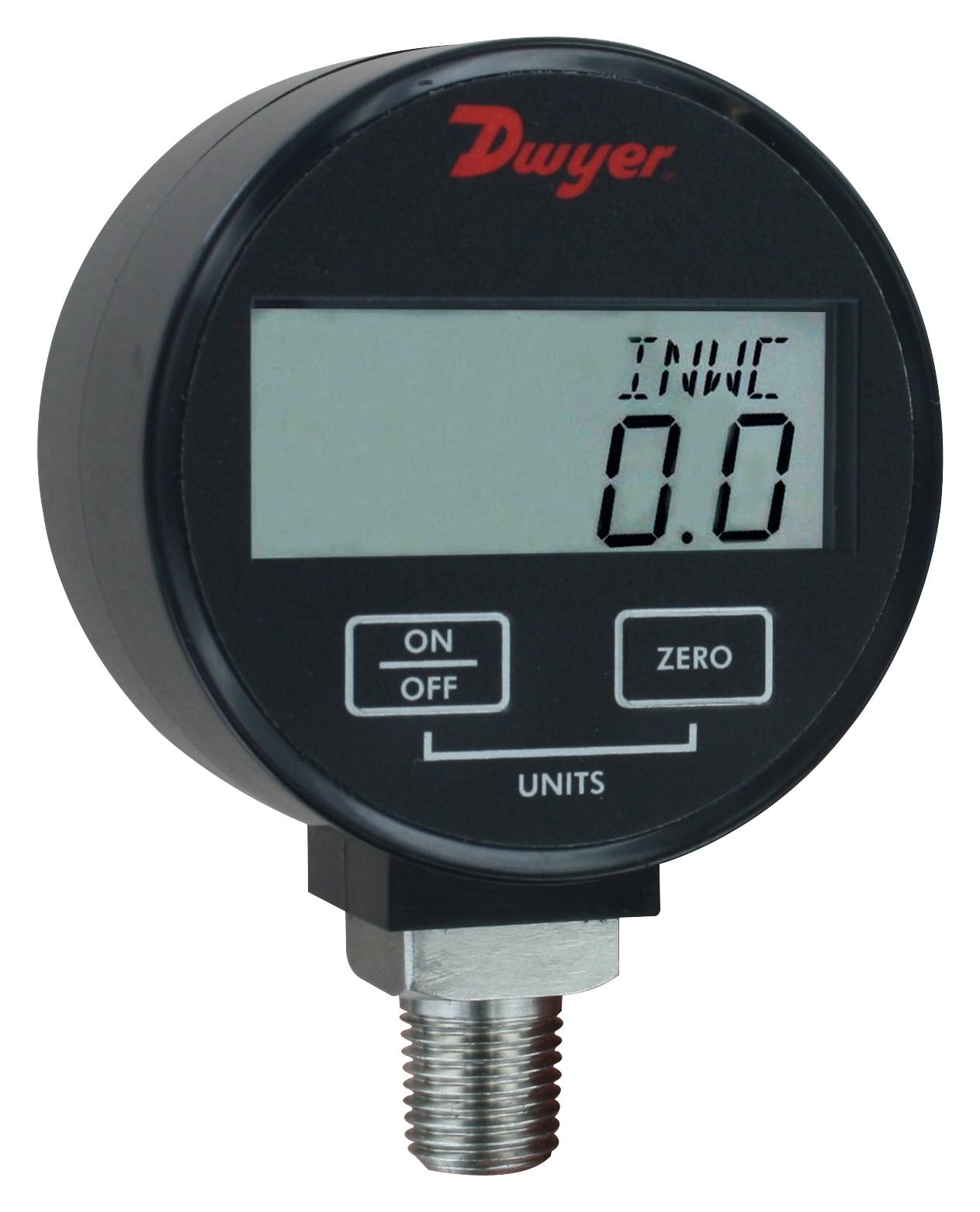 Dwyer Dpgwb-06 Digital Pressure Gauge, 30Psi, 1/4mnpt