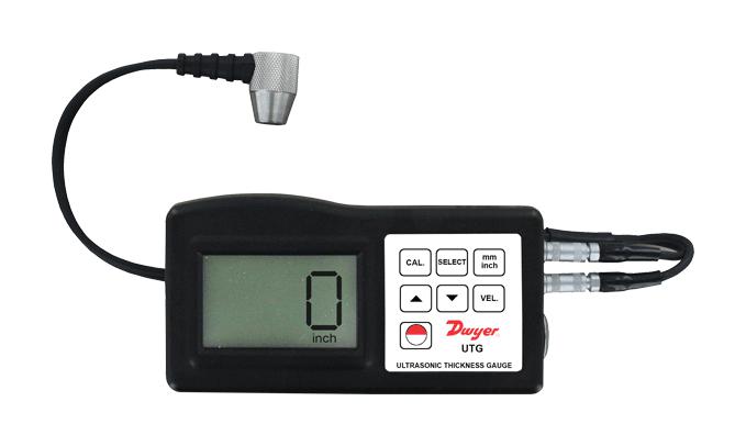 Dwyer Utg Ultrasonic Thickness Gage, 4Digit, 0.1Mm