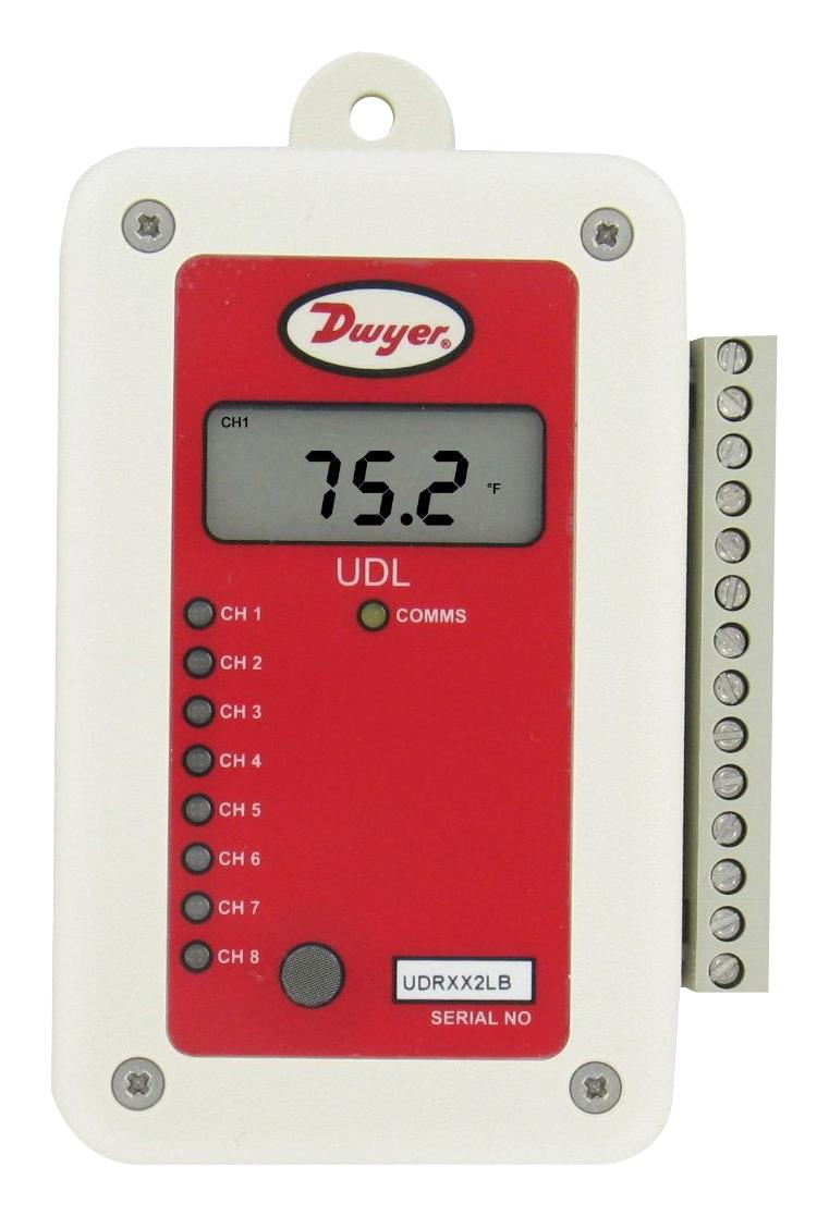 Dwyer Udl-114 Univ I/p Data Logger, -30-70Deg C/0-100%