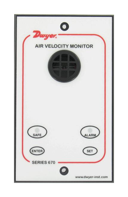 Dwyer 670 Fume Hood Monitor.