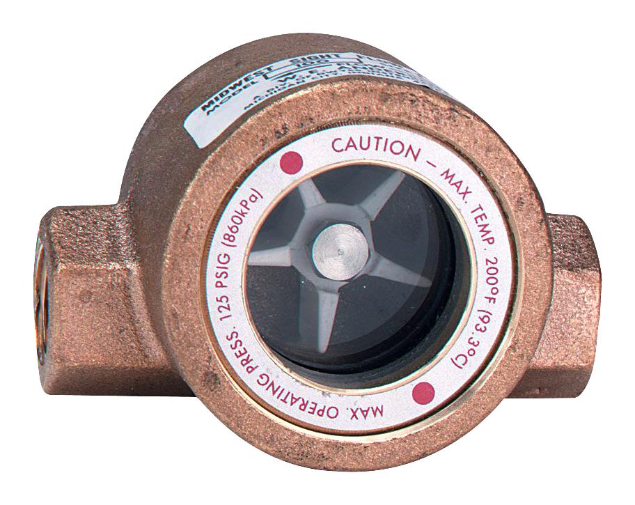 Dwyer Sfi-100Mp-3/8 Flow Indicator, 150Psi, 3/8