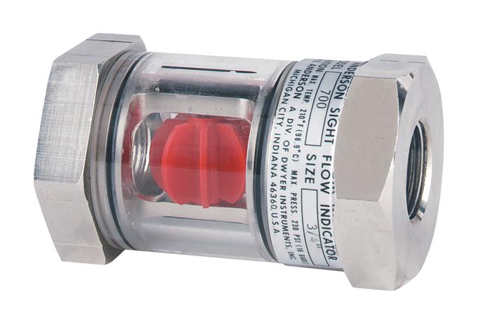 Dwyer Sfi-700-3/8 Flow Indicator, 230Psi, 3/8