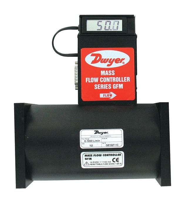 Dwyer Gfm-1143 Gas Mass Flow Meter,range 0-200 Lpm. Sp