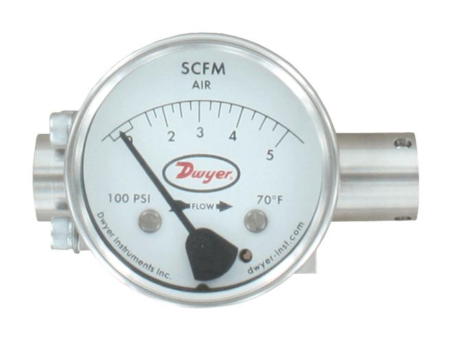 Dwyer Dtff-1S-5A Range 1.5-5 Scfm,air Calibration,14 Npt