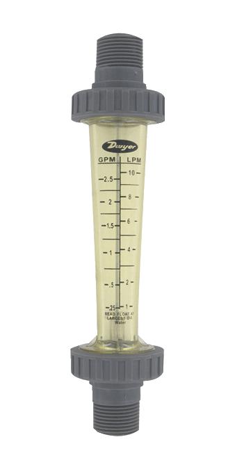 Dwyer Lfma-02-A2 Liquid Flowmeter, 2Gpm, 87Psi, 1/2mnpt