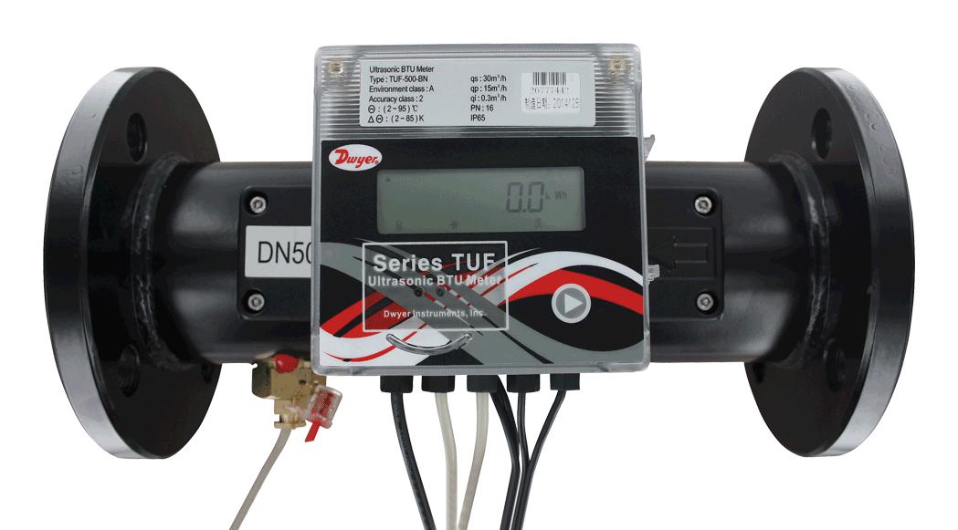 Dwyer Tuf-1250-Bn Ultrasonic Energy Meter, 362Psi, 881Gpm