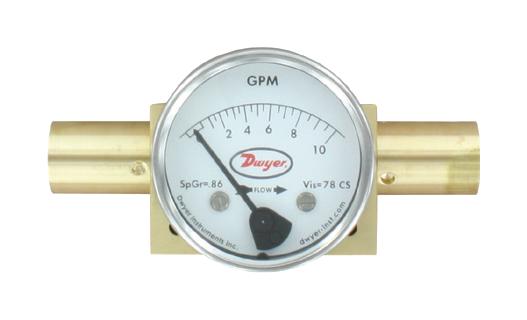 Dwyer Dtfo-3S-25O Range 0-25 Gpm Oil,1 Npt,ss Body