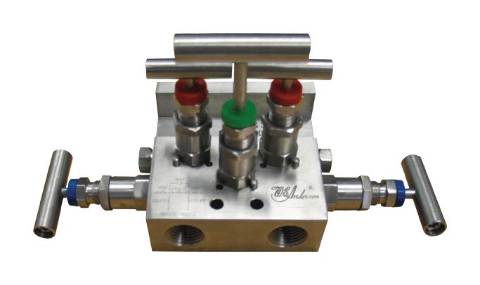 Dwyer Bbv-21F Flanged 5-Valve Manifold With Side Moun