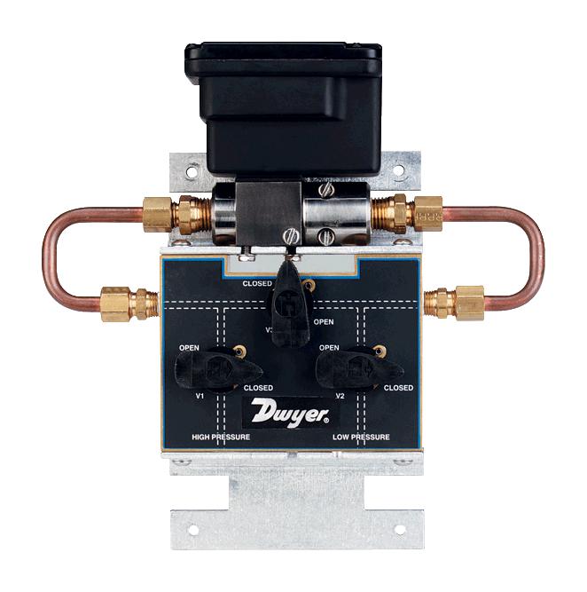 Dwyer 645-4-3V Pressure Transmitter, Diff, 25Psi