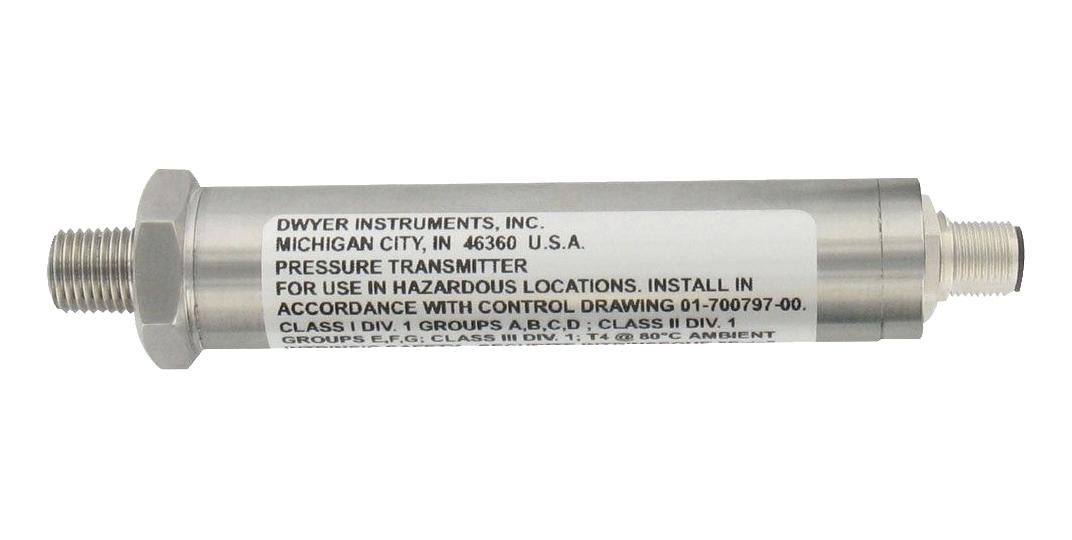 Dwyer Is626-11-Gh-P1-E1-S1 Pressure Transmitter, Gauge, 300Psi